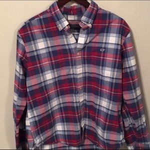 Vineyard Vines Collegiate shirt in Plaid